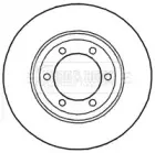 Тормозной диск BORG & BECK купить