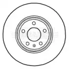 Тормозной диск BORG & BECK купить