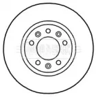 Тормозной диск BORG & BECK купить