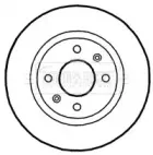 Тормозной диск BORG & BECK купить