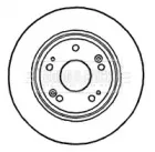 Тормозной диск BORG & BECK купить
