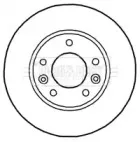 Тормозной диск BORG & BECK купить