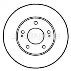 Тормозной диск BORG & BECK купить