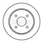 Тормозной диск BORG & BECK купить