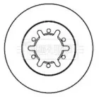 Тормозной диск BORG & BECK купить