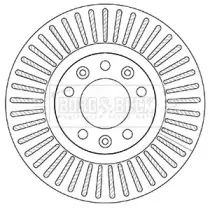 Тормозной диск BORG & BECK купить