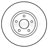 Тормозной диск BORG & BECK купить