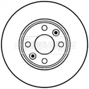 BBD5226 BORG & BECK - Диск гальмівний (2 шт) BORG & BECK купить