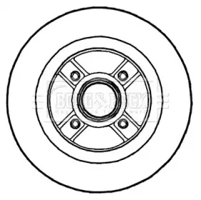 Тормозной диск BORG & BECK купить
