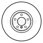 Тормозной диск BORG & BECK купить