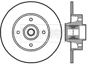 Тормозной диск BORG & BECK купить