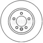 Тормозной диск BORG & BECK купить