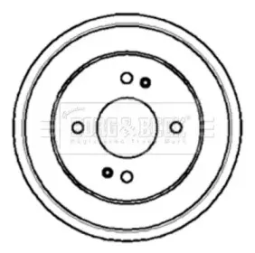 Тормозной барабан BORG & BECK купить