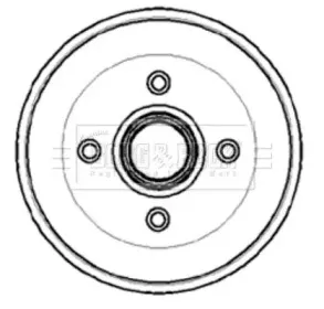 Тормозной барабан BORG & BECK купить