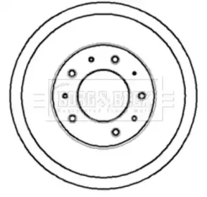 Тормозной барабан BORG & BECK купить