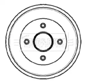 Тормозной барабан BORG & BECK купить