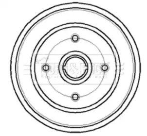 Тормозной барабан BORG & BECK купить