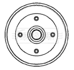 Тормозной барабан BORG & BECK купить