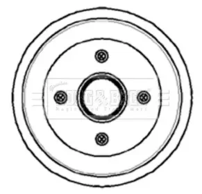 Тормозной барабан BORG & BECK купить
