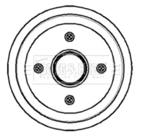 Тормозной барабан BORG & BECK купить