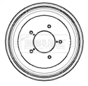 Тормозной барабан BORG & BECK купить