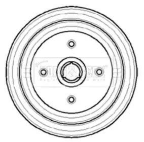 Тормозной барабан BORG & BECK купить