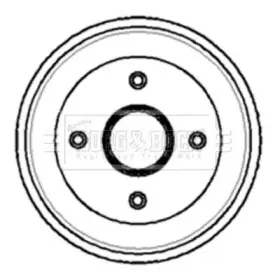 Тормозной барабан BORG & BECK купить