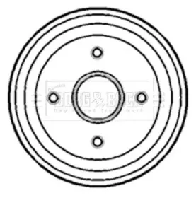 Тормозной барабан BORG & BECK купить