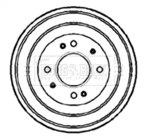 Тормозной барабан BORG & BECK купить