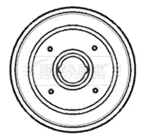 Тормозной барабан BORG & BECK купить