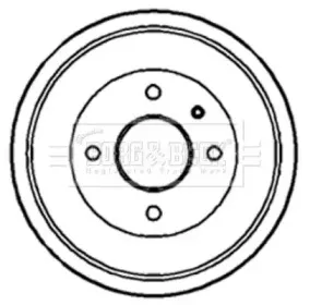 Тормозной барабан BORG & BECK купить