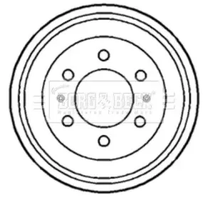 Тормозной барабан BORG & BECK купить