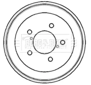 Тормозной барабан BORG & BECK купить