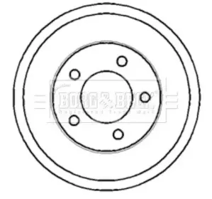 Тормозной барабан BORG & BECK купить