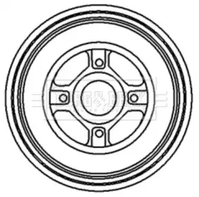 Тормозной барабан BORG & BECK купить