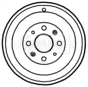 Тормозной барабан BORG & BECK купить