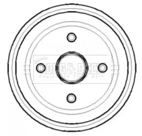 Тормозной барабан BORG & BECK купить