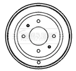Тормозной барабан BORG & BECK купить