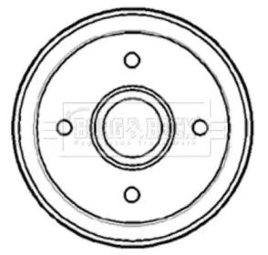Тормозной барабан BORG & BECK купить