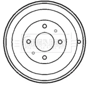 Тормозной барабан BORG & BECK купить