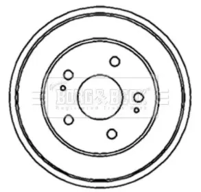 Тормозной барабан BORG & BECK купить
