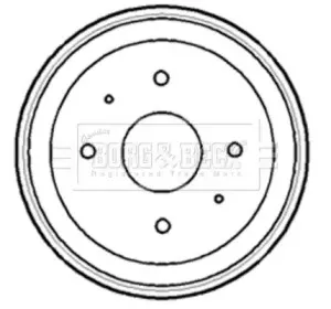 Тормозной барабан BORG & BECK купить