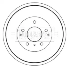 Тормозной барабан BORG & BECK купить