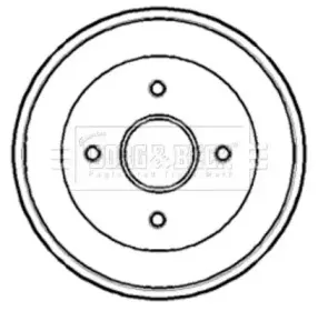 Тормозной барабан BORG & BECK купить