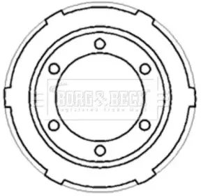 Тормозной барабан BORG & BECK купить