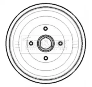 Тормозной барабан BORG & BECK купить