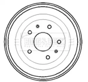 Тормозной барабан BORG & BECK купить