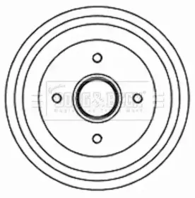 Тормозной барабан BORG & BECK купить