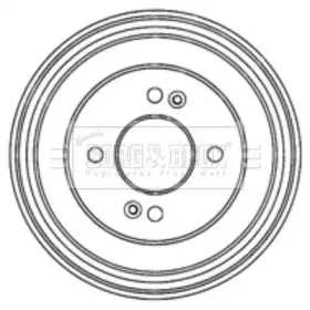 Тормозной барабан BORG & BECK купить