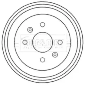 Тормозной барабан BORG & BECK купить